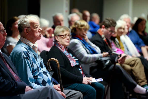 Age Action members at an election event in 2016 where they called for an increase in the State Pension.